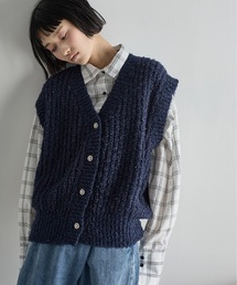 THE YOn（ザヨン）の「ブークレメランジニットベスト（ベスト）」