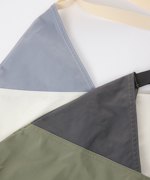 niko and...（ニコアンド）の「オリジナルニコロゴ切り替えトートバッグ（トートバッグ・レディース・カーキ/アイボリー・0）」の4枚目の写真