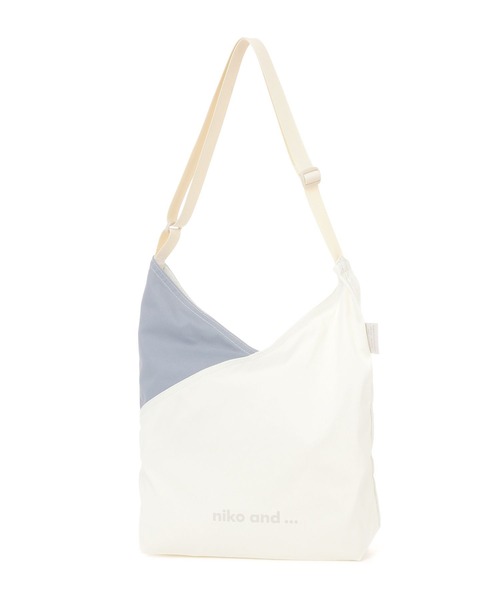 niko and...（ニコアンド）の「オリジナルニコロゴ切り替えトートバッグ（トートバッグ・レディース・カーキ/アイボリー・0）」の15枚目の写真