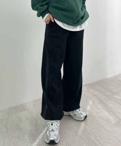 Futier land(フューティアランド)の「【新色追加】ドロストニットパンツ(その他パンツ・レディース・ライトグレー/チャコールグレー/ブラック/テラコッタ・MEDIUM/LARGE)」の12枚目の写真