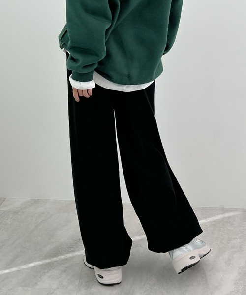 Futier land(フューティアランド)の「【新色追加】ドロストニットパンツ(その他パンツ・レディース・ライトグレー/チャコールグレー/ブラック/テラコッタ・MEDIUM/LARGE)」の13枚目の写真