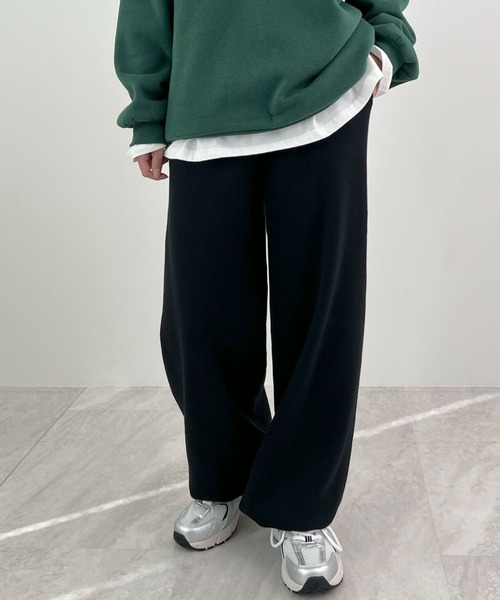 Futier land(フューティアランド)の「【新色追加】ドロストニットパンツ(その他パンツ・レディース・ライトグレー/チャコールグレー/ブラック/テラコッタ・MEDIUM/LARGE)」の15枚目の写真