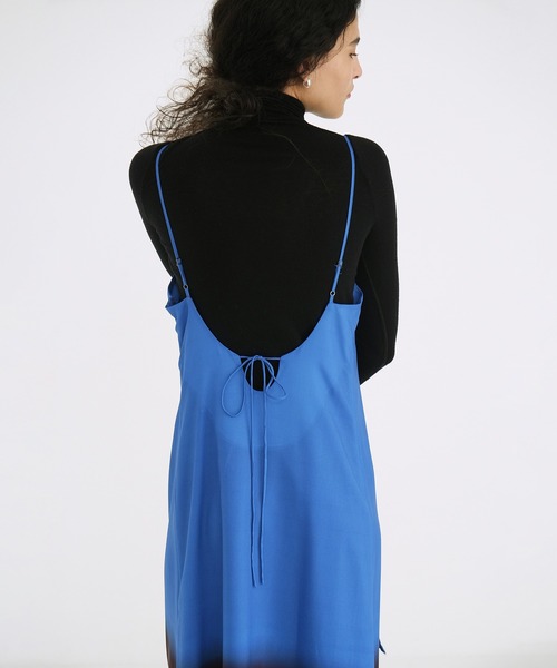 CLANE(クラネ)の「GRADATION CAMISOLE ONEPIECE(ワンピース・レディース・ピンク/ブルー・1/2)」の7枚目の写真