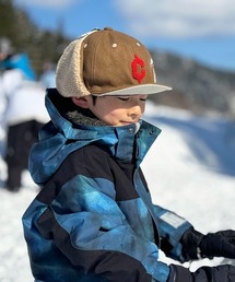 Clef（クレ）の「【クレ】キッズ キャンパス ボアキャップ（キャップ・キッズ）」