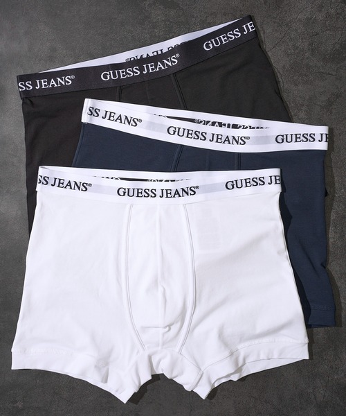 GUESS JEANS(ゲスジーンズ)の「【GUESS JEANS】3PACK BOXER BRIEF メンズ ボクサーパンツ(ボクサーパンツ・メンズ・ネイビー/その他1/その他2/ブラック・MEDIUM/LARGE)」の4枚目の写真