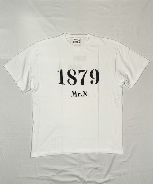 MIG&DEXI(ミグアンドデキシー)の「1879 TEE SHIRTS / Mr.X(その他トップス・メンズ・ホワイト/ブラック・XXL/XL)」の1枚目の写真