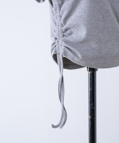 17HR（セブンティーンアワーズ）の「シャーリングリブT（Tシャツ/カットソー・レディース・ホワイト/グレー/ブラック・FREE）」の10枚目の写真