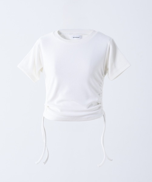 17HR（セブンティーンアワーズ）の「シャーリングリブT（Tシャツ/カットソー・レディース・ホワイト/グレー/ブラック・FREE）」の15枚目の写真