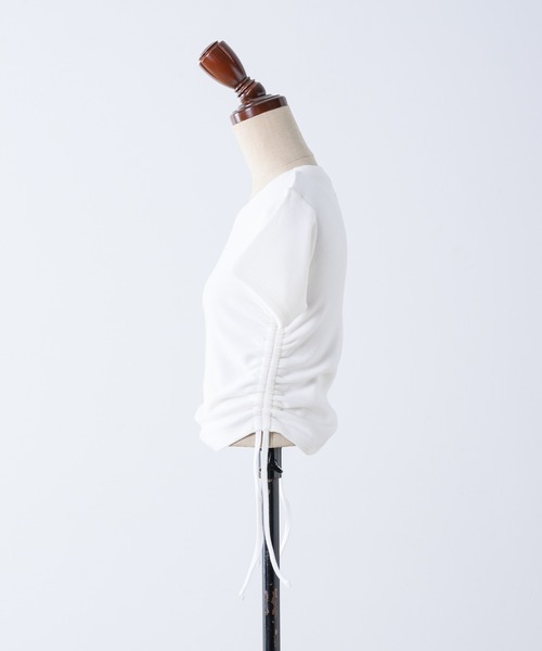 17HR（セブンティーンアワーズ）の「シャーリングリブT（Tシャツ/カットソー・レディース・ホワイト/グレー/ブラック・FREE）」の16枚目の写真