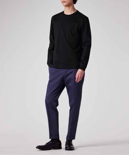 Paul Smith（ポールスミス）の「"Cropped Logo" 長袖Tシャツ / 153563 049X（Tシャツ/カットソー・メンズ・ブラック/ホワイト・SMALL/MEDIUM/LARGE/X-LARGE/XX-LARGE）」の13枚目の写真