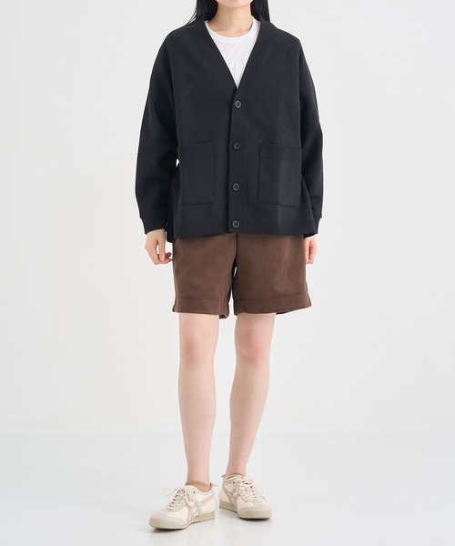 COGTHEBIGSMOKE(コグザビッグスモーク)の「【COGTHEBIGSMOKE/コグザビッグスモーク】JOSIE SHORTS/ウエストタックショートパンツ(その他パンツ・レディース・ブラウン/ブラック・FREE)」の9枚目の写真