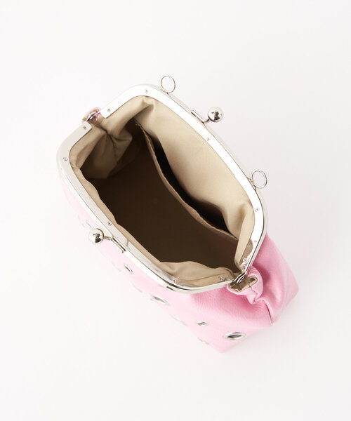 GRAIN（グレイン）の「【GRAIN/グレイン】ハトメがま口ショルダーバッグ（ショルダーバッグ・レディース・ホワイト/ブラウン/ピンク・FREE）」の18枚目の写真