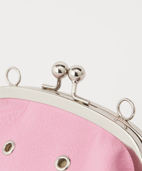 GRAIN（グレイン）の「【GRAIN/グレイン】ハトメがま口ショルダーバッグ（ショルダーバッグ・レディース・ホワイト/ブラウン/ピンク・FREE）」の20枚目の写真