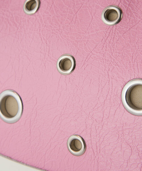 GRAIN（グレイン）の「【GRAIN/グレイン】ハトメがま口ショルダーバッグ（ショルダーバッグ・レディース・ホワイト/ブラウン/ピンク・FREE）」の21枚目の写真