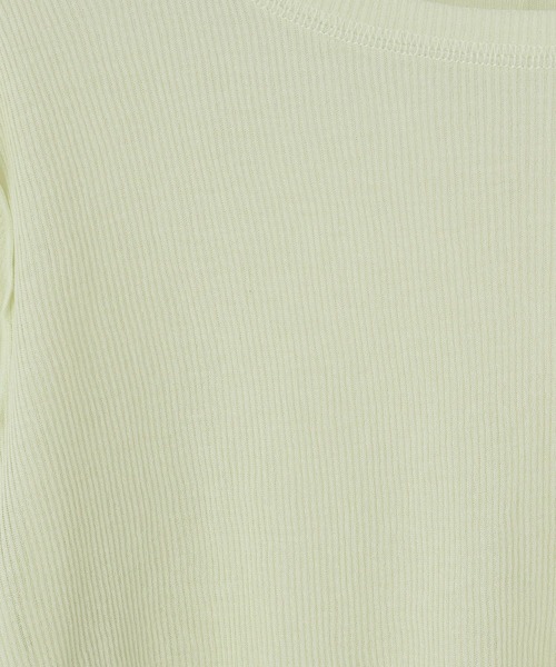 LOWRYS FARM(ローリーズファーム)の「シアーメロータイトLS 291979(Tシャツ/カットソー・レディース・ブラック/カーキ/アイボリー・FREE)」の11枚目の写真