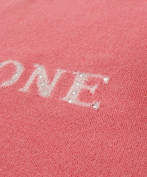 STUDIO PICONE(スタジオピッコーネ)の「ハーフスリーブ刺繍プルオーバー(ニット/セーター・レディース・ピンク/ブルー/ネイビー/ホワイト・M/L)」の13枚目の写真
