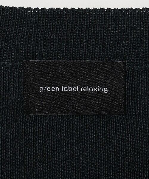 green label relaxing（グリーンレーベルリラクシング）の「ペーパー ハーフミラノ ニット クルーネック 半袖Ｔシャツ（Tシャツ/カットソー・メンズ・ダークグリーン/ライトグレー/ブラック・S/M/L/XL）」の12枚目の写真