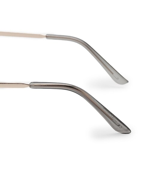 SHOO・LA・RUE(シューラルー)の「メタル×ボストンサングラス(サングラス・レディース・グレー/ブラック/グリーン/ダークブラウン/ピンク系/ダークブラウン系4・00)」の9枚目の写真