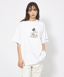 【DISCUS ATHLETIC/ディスカスアスレチック×Disney/ディズニー】半袖Tシャツ Mikey/ミッキー/ プリントTシャツシリーズ