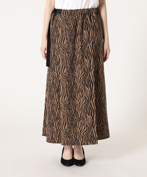 THOUSAND MILE(サウザンドマイル)の「《WEB限定追加》【THOUSAND MILE/サウザンドマイル】WAVE ADJUST SKIRT ZEBRA(スカート・レディース・ブラウン系その他・FREE)」の11枚目の写真