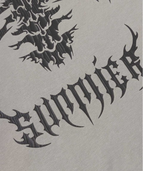 SUPPLIER(サプライヤー)の「SUPPLIER/サプライヤー/Fire Bones Long Sleeve Tee(Tシャツ/カットソー・メンズ・ブラック/ベージュ・L/M/XL)」の15枚目の写真