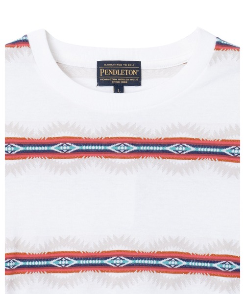 PENDLETON(ペンドルトン)の「ジャガードティ(UNISEX)(Tシャツ/カットソー・メンズ・ホワイト系その他4/ブラック系その他5・MEDIUM/LARGE/SMALL)」の5枚目の写真