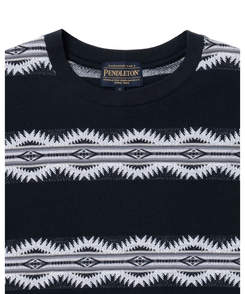 PENDLETON(ペンドルトン)の「ジャガードティ(UNISEX)(Tシャツ/カットソー・メンズ・ホワイト系その他4/ブラック系その他5・MEDIUM/LARGE/SMALL)」の7枚目の写真