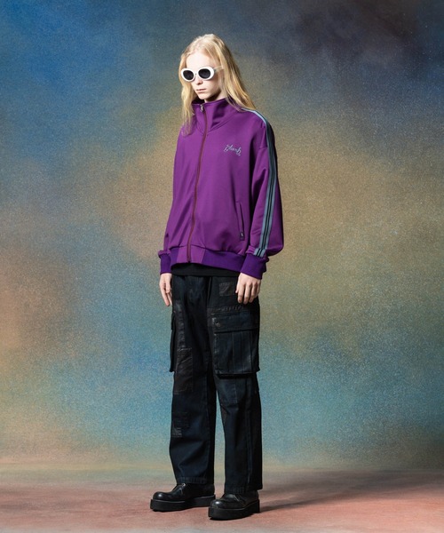 glamb（グラム）の「TIME TRAVELER Packable Jersey (GEAR 006) / タイムトラベラーパッカブルジャージ（ジャージ・メンズ・ブラック/パープル/ブルー・L/S/M）」の13枚目の写真