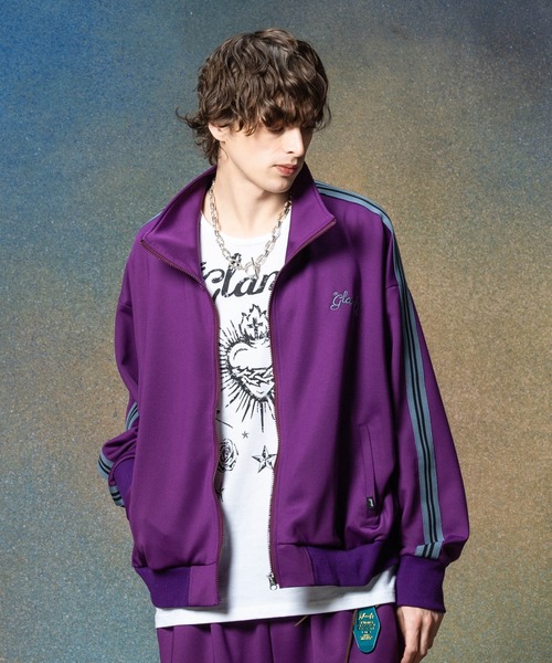 glamb（グラム）の「TIME TRAVELER Packable Jersey (GEAR 006) / タイムトラベラーパッカブルジャージ（ジャージ・メンズ・ブラック/パープル/ブルー・L/S/M）」の10枚目の写真