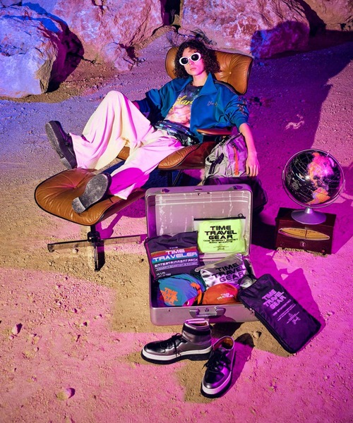 glamb（グラム）の「TIME TRAVELER Packable Jersey (GEAR 006) / タイムトラベラーパッカブルジャージ（ジャージ・メンズ・ブラック/パープル/ブルー・L/S/M）」の18枚目の写真