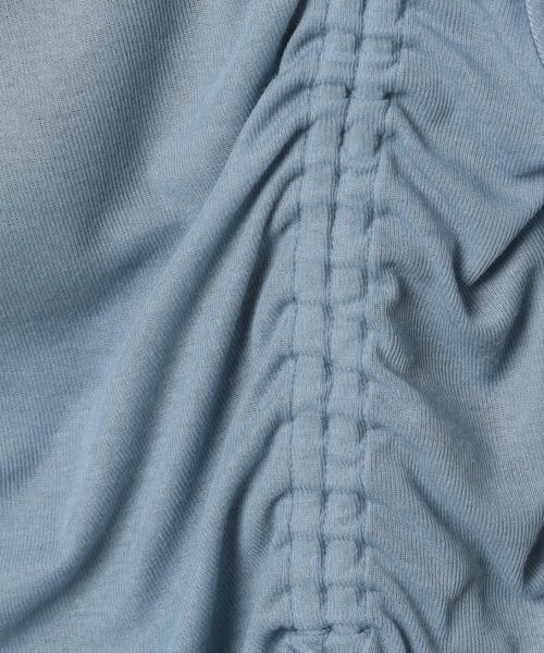 PAGEBOY（ページボーイ）の「ドロストシャーリングセット（Tシャツ/カットソー・レディース・ブラック/オフホワイト/グレー系その他/ブルー系その他・FREE）」の5枚目の写真