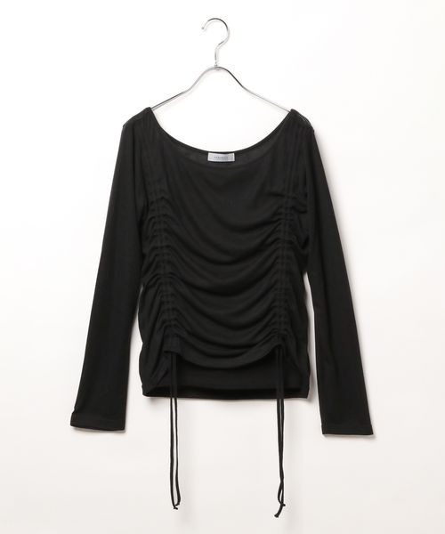 PAGEBOY（ページボーイ）の「ドロストシャーリングセット（Tシャツ/カットソー・レディース・ブラック/オフホワイト/グレー系その他/ブルー系その他・FREE）」の10枚目の写真