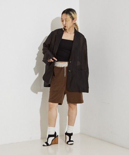 Champion(チャンピオン)の「【WEB限定】Champion パイルショートパンツ(その他パンツ・レディース・ブラウン/ブラック・フリー)」の13枚目の写真