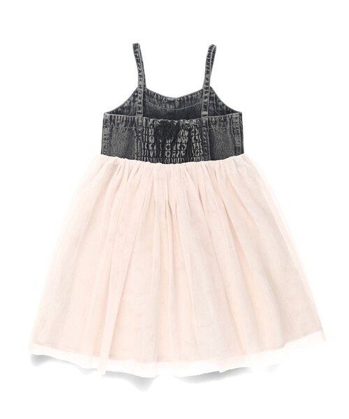 BRANSHES（ブランシェス）の「【プチレディ】チュール切替ジャンパースカート（ジャンパースカート・キッズ・チャコールグレー/ブルー・100/110/120/130/140/150）」の16枚目の写真