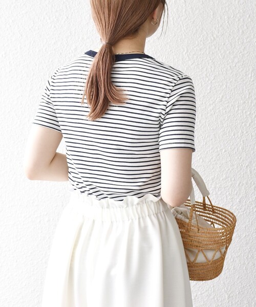 SHIPS any別注】PETIT BATEAU: ロゴ プリント コンパクト