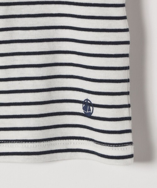 PETIT BATEAU(プチバトー)の「【SHIPS any別注】PETIT BATEAU: ロゴ プリント コンパクト ボーダー TEE 25SS(Tシャツ/カットソー・レディース・ダークグレー/ネイビー・ONE SIZE)」の21枚目の写真