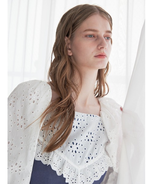 etre loin（エトルワン）の「embroidered scarf dress（ワンピース・レディース・グレー/ブルー/ブラック・M）」の11枚目の写真