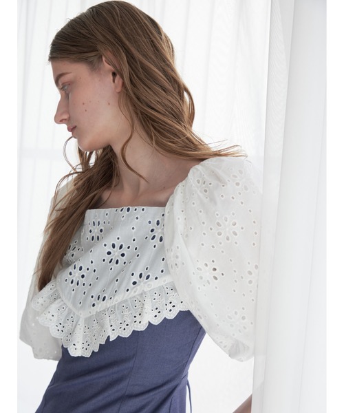 etre loin（エトルワン）の「embroidered scarf dress（ワンピース・レディース・グレー/ブルー/ブラック・M）」の12枚目の写真