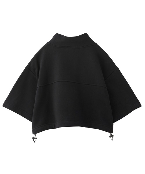 X-girl（エックスガール）の「STRIPED CROPPED ANORAK TOP（スウェット・レディース・ブラック/ブラウン・S/M）」の5枚目の写真