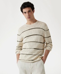 Guess | GRIER Cn Ls Striped Sweater ニット セーター(ニット/セーター)