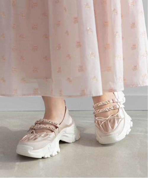 セール】トゥシューズデザインスニーカー（スニーカー）｜RANDA