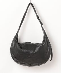 【RS】【ADAMPATEK】recycle patchwork leather shoulder bag/つぎはぎレザービッグショルダーバッグ
