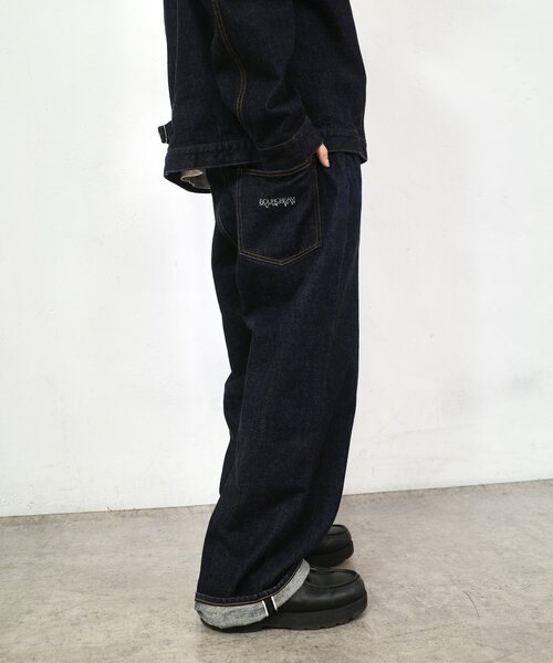Sourcream(サワークリーム)の「【Sourcream/サワークリーム】リジッドデニムパンツ / 日本製(デニムパンツ・メンズ・インディゴブルー・FREE)」の4枚目の写真