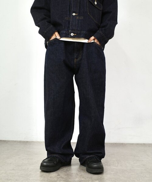 Sourcream(サワークリーム)の「【Sourcream/サワークリーム】リジッドデニムパンツ / 日本製(デニムパンツ・メンズ・インディゴブルー・FREE)」の6枚目の写真