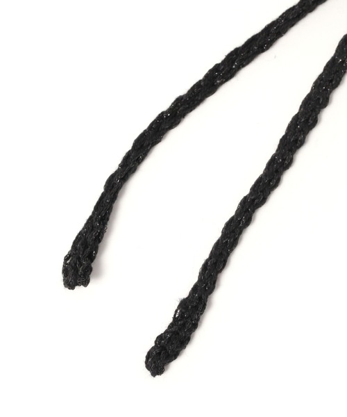 LOWRYS FARM（ローリーズファーム）の「クロシェボンネットビーニー 253116（ニットキャップ/ビーニー・レディース・ブラック/アイボリー・FREE）」の8枚目の写真