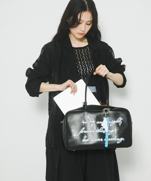 RODE SKO（ロデスコ）の「Pas De DANSE　Eclipse Bag large（ボストンバッグ・レディース・ブラック/キャメル・-）」の15枚目の写真