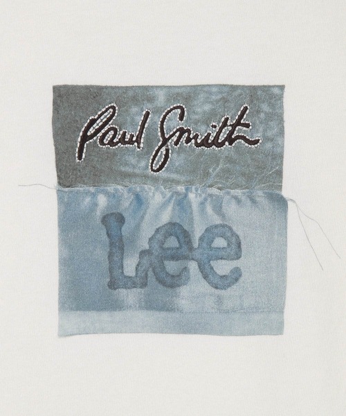 Paul Smith(ポールスミス)の「Paul Smith + Lee(R) ロゴ Tシャツ / 153705 LT4250(Tシャツ/カットソー・メンズ・ブラック/ホワイト・XX-LARGE/X-LARGE/LARGE/MEDIUM/SMALL)」の6枚目の写真