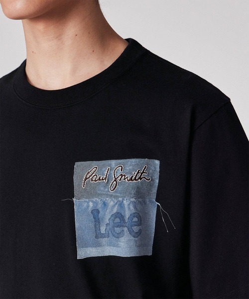 【Paul Smith】大人気コラボ！Paul Smith + Lee ロゴ Tシャツ Paul Smith tシャツ + Lee(R) タブ Tシャツ / 153704 LT4250