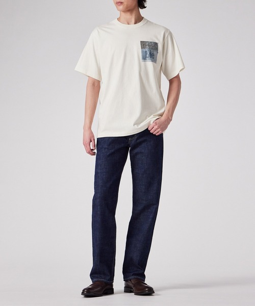 Paul Smith(ポールスミス)の「Paul Smith + Lee(R) ロゴ Tシャツ / 153705 LT4250(Tシャツ/カットソー・メンズ・ブラック/ホワイト・XX-LARGE/X-LARGE/LARGE/MEDIUM/SMALL)」の11枚目の写真