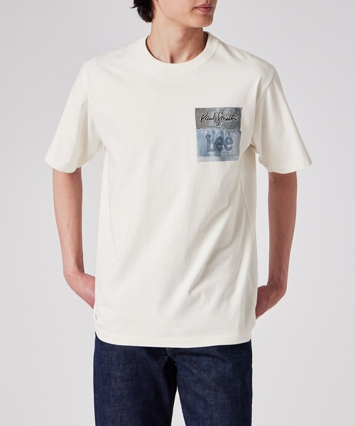 Paul Smith(ポールスミス)の「Paul Smith + Lee(R) ロゴ Tシャツ / 153705 LT4250(Tシャツ/カットソー・メンズ・ブラック/ホワイト・XX-LARGE/X-LARGE/LARGE/MEDIUM/SMALL)」の12枚目の写真